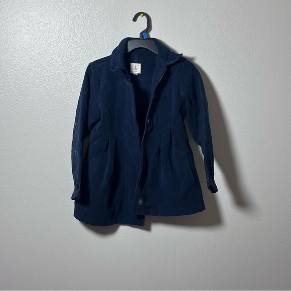 Land’s End Kids Girls Navy Blue Coat Jacket Size 6 - Picture 1 of 8